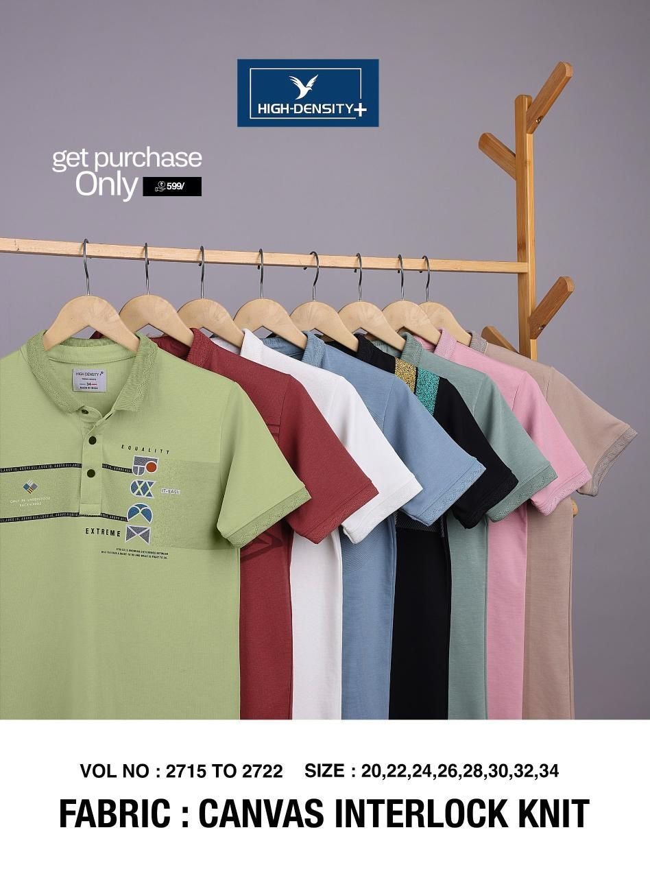 Vol 2715 To 2722 High Density Canvas Boys Tshirt Manufacturer Gujarat