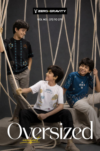 Vol 272 To 279 Zero Gravity Lycra Boys Tshirt Supplier