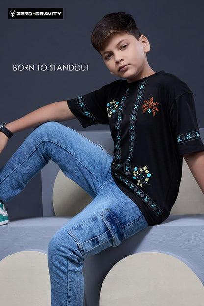 Vol 272 To 279 Zero Gravity Lycra Boys Tshirt Supplier