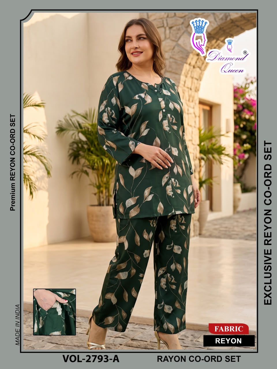 Vol 2789-2794 Diamond Queen Rayon 22Kg Co Ord Set Manufacturer Gujarat
