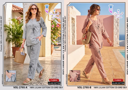 Vol 2795-2800 Diamond Queen Cotton Co Ord Set Wholesale