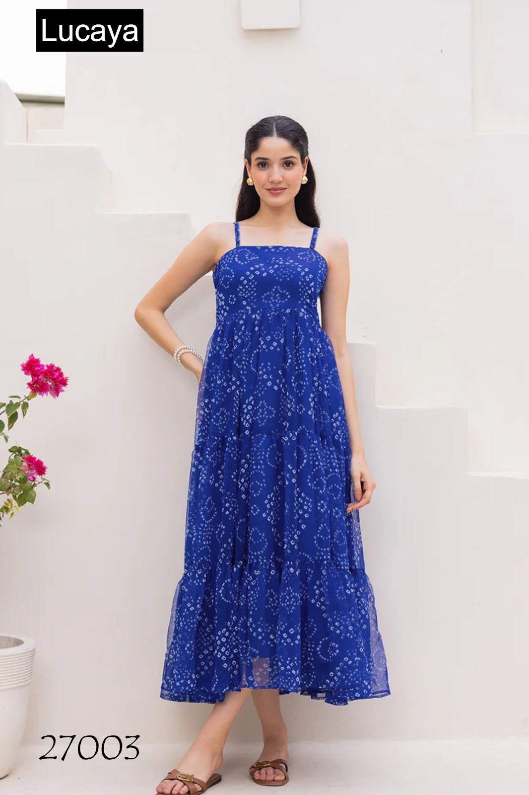 Vol 27 Lucaya Fox Georgette One Piece Supplier Ahmedabad