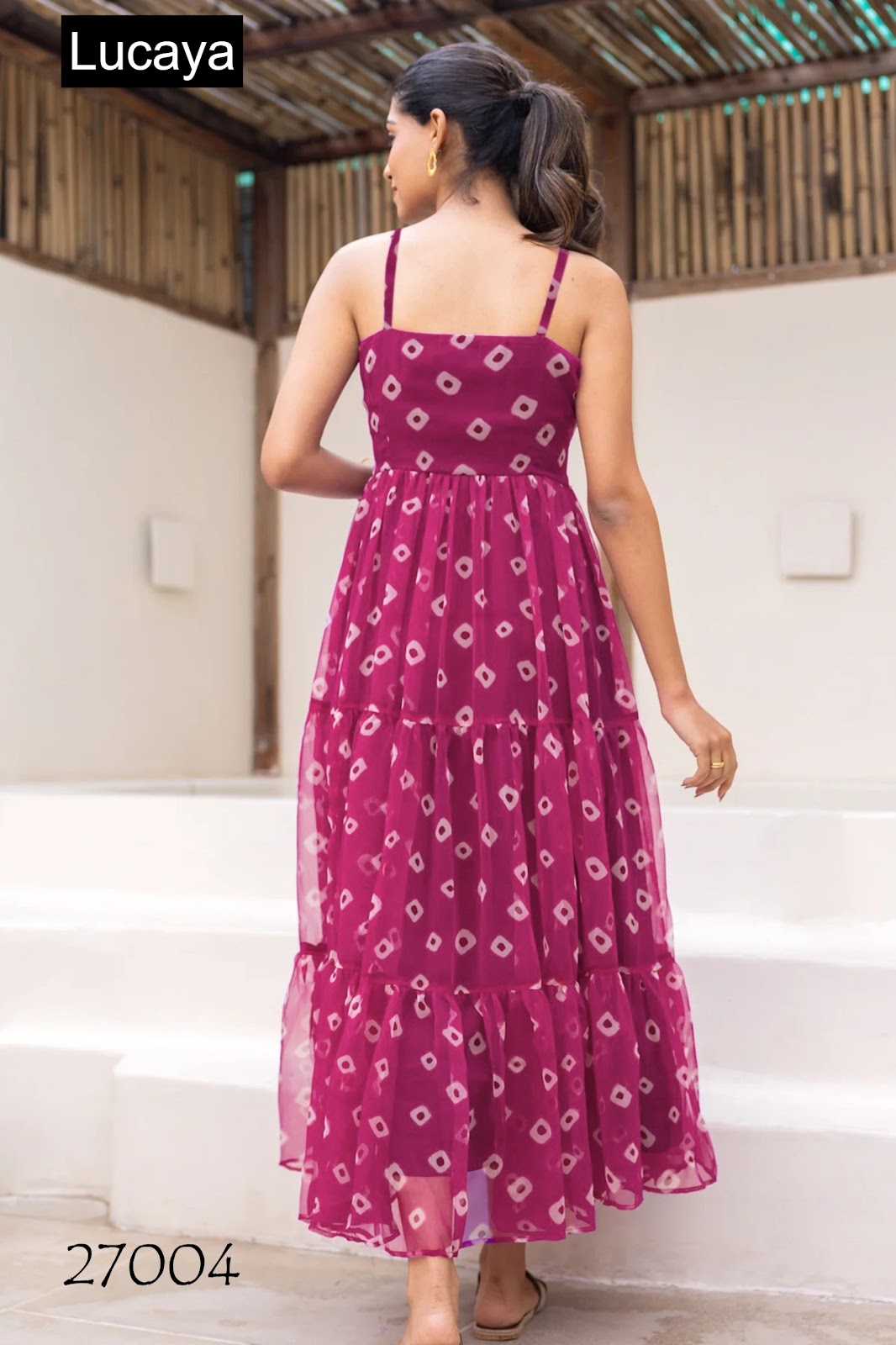 Vol 27 Lucaya Fox Georgette One Piece Supplier Ahmedabad