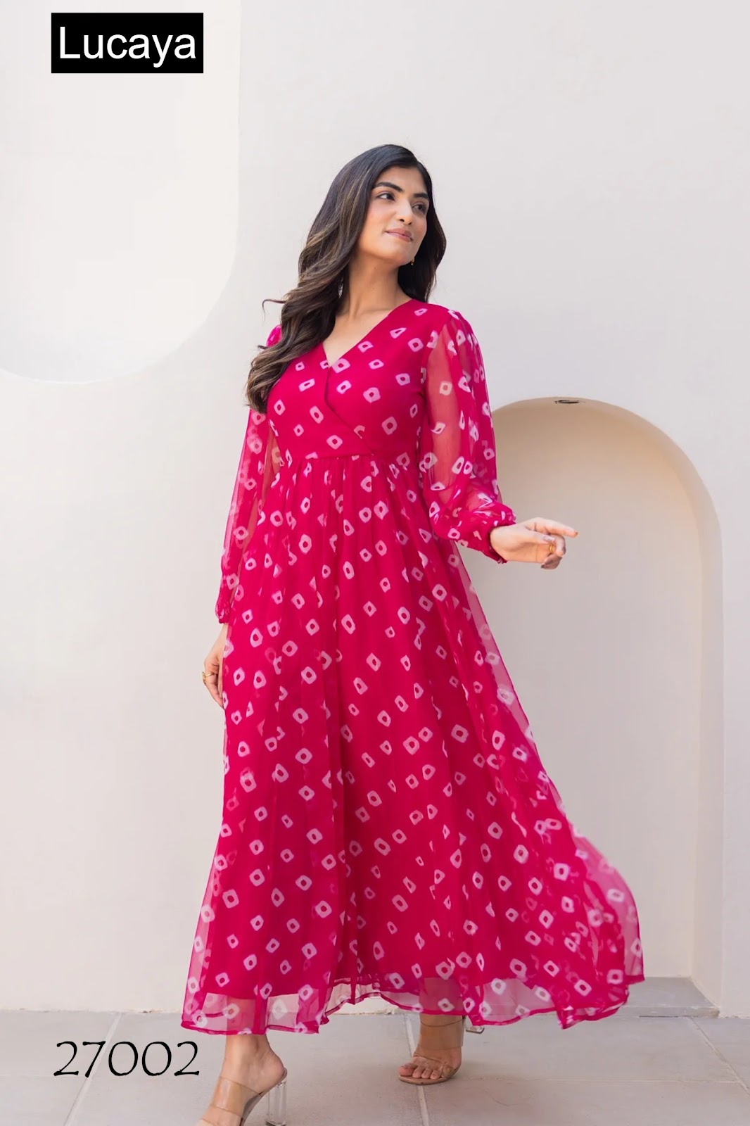 Vol 27 Lucaya Fox Georgette One Piece Supplier Ahmedabad