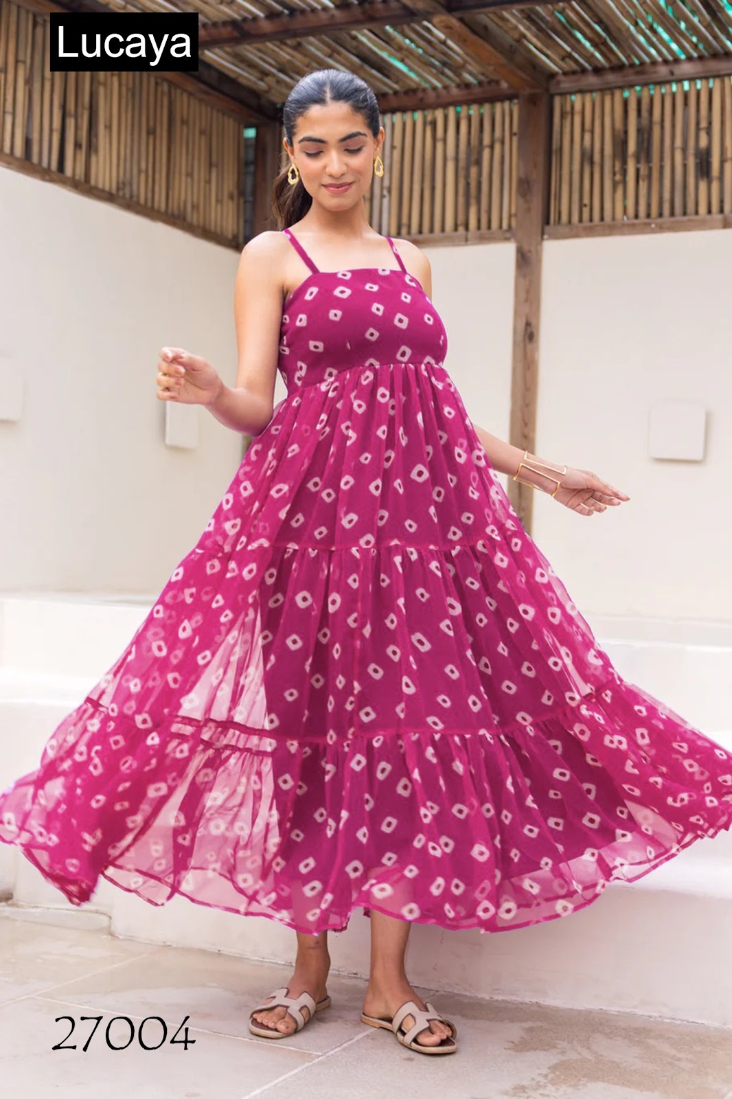 Vol 27 Lucaya Fox Georgette One Piece Supplier Ahmedabad