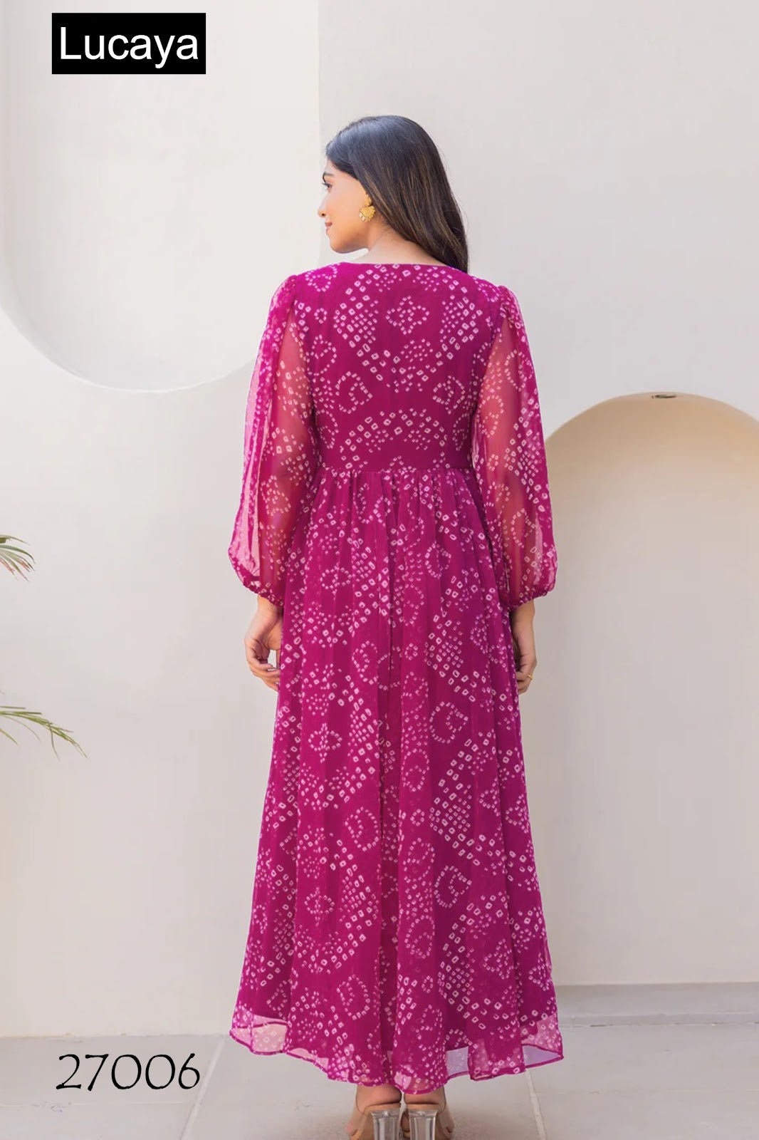 Vol 27 Lucaya Fox Georgette One Piece Supplier Ahmedabad