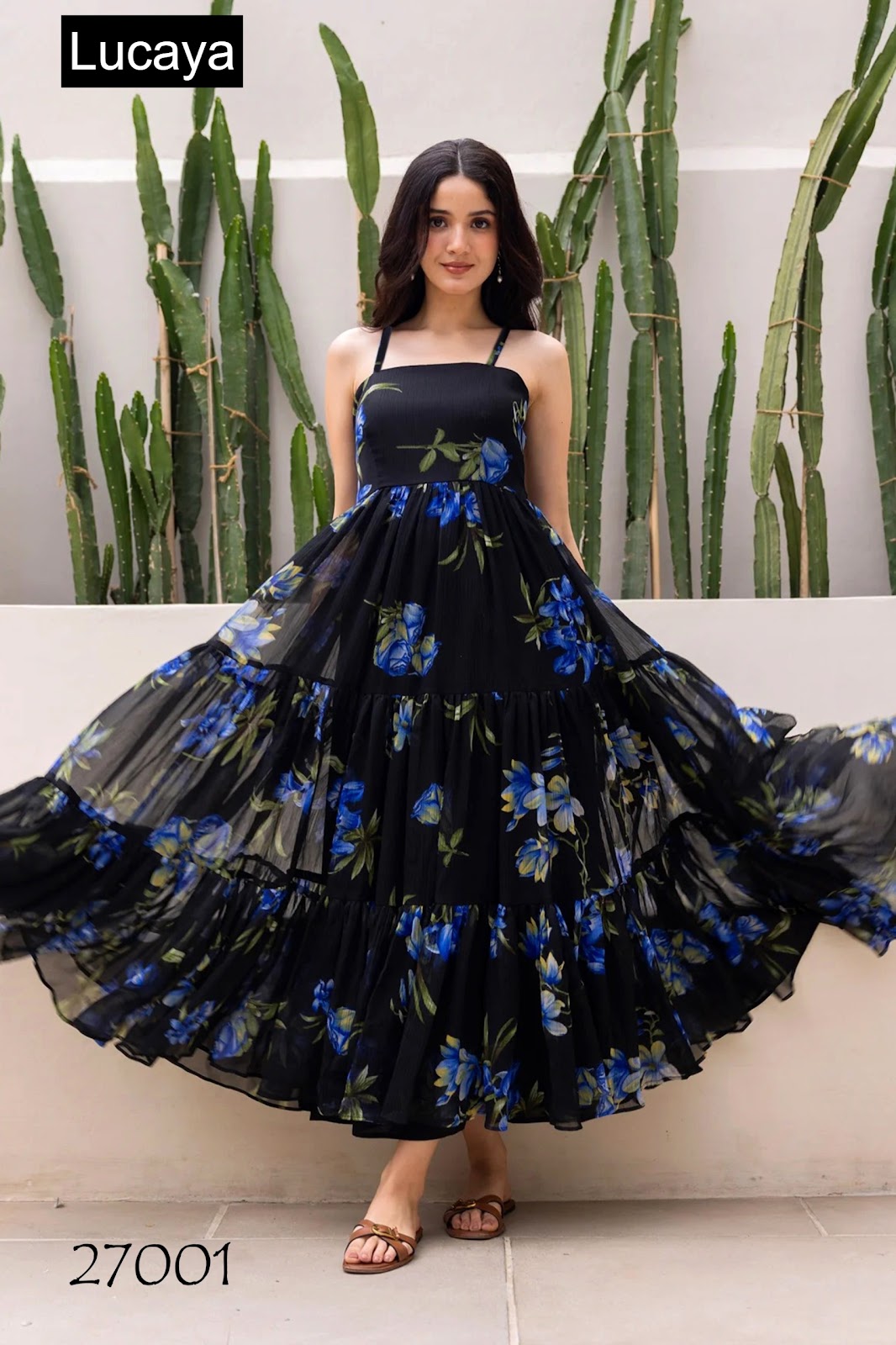 Vol 27 Lucaya Fox Georgette One Piece Supplier Ahmedabad