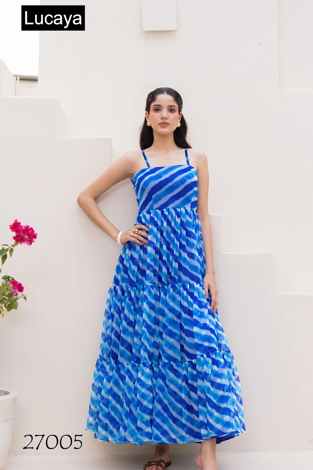 Vol 27 Lucaya Fox Georgette One Piece Supplier Ahmedabad