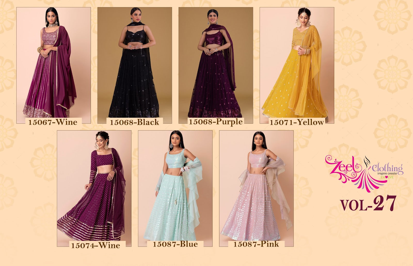 Vol 27 Zeel Lehenga Choli Wholesale Price