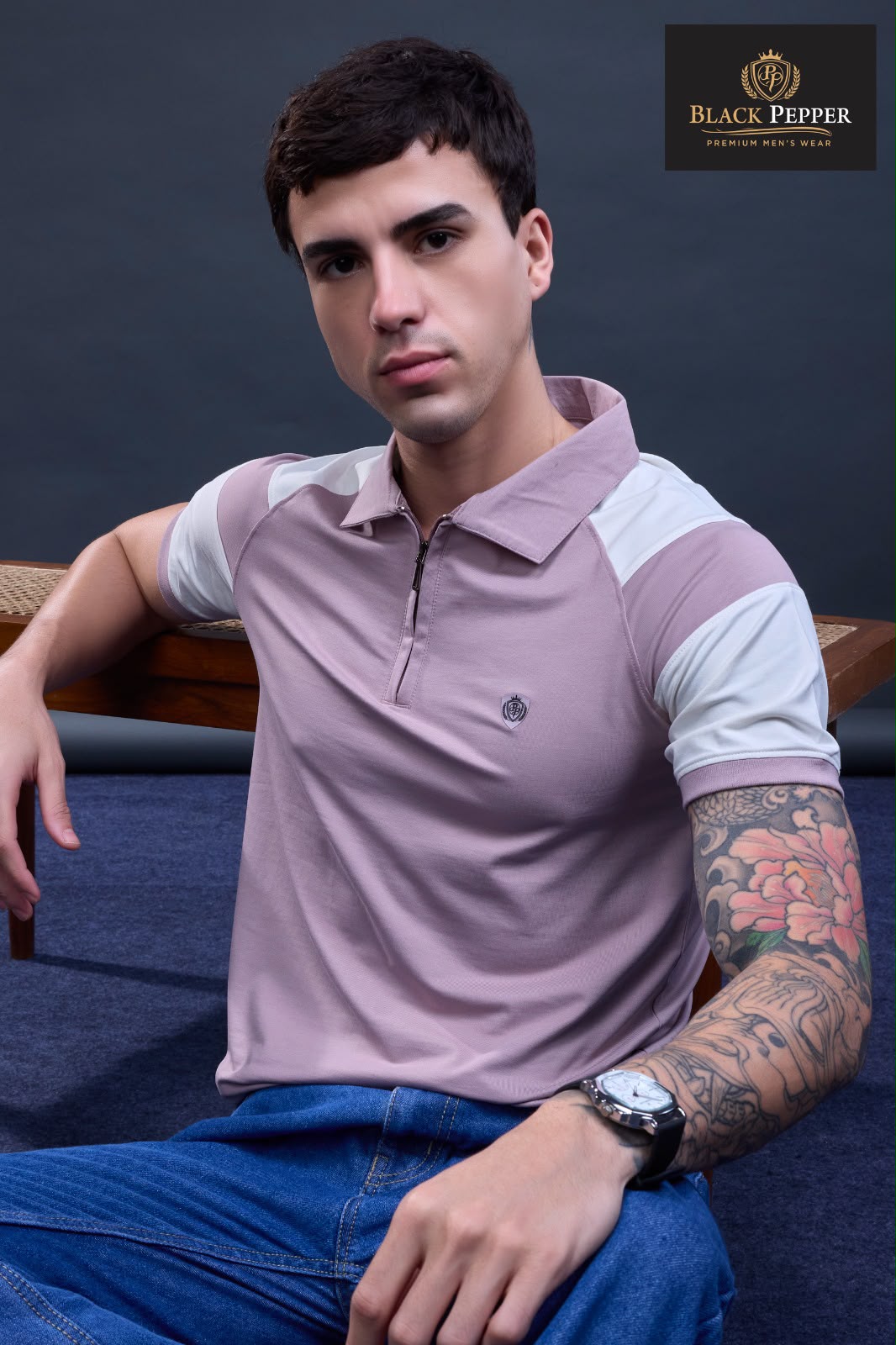 Vol 280 To 287 Black Pepper Interlock Mens Tshirts Wholesale Price