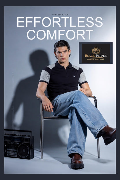 Vol 280 To 287 Black Pepper Interlock Mens Tshirts Wholesale Price