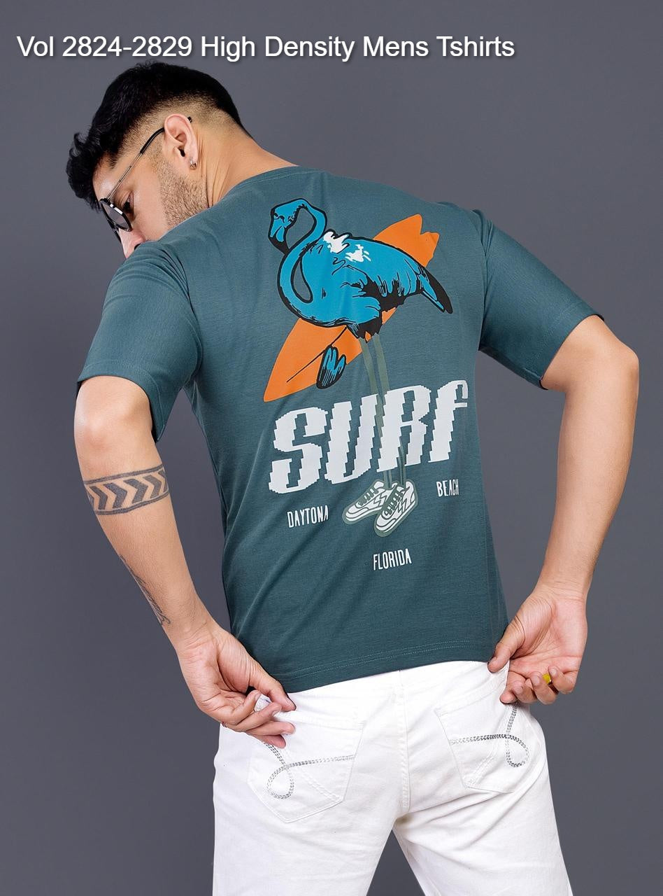 Vol 2824-2829 High Density Lycra Mens Tshirts Wholesaler Gujarat