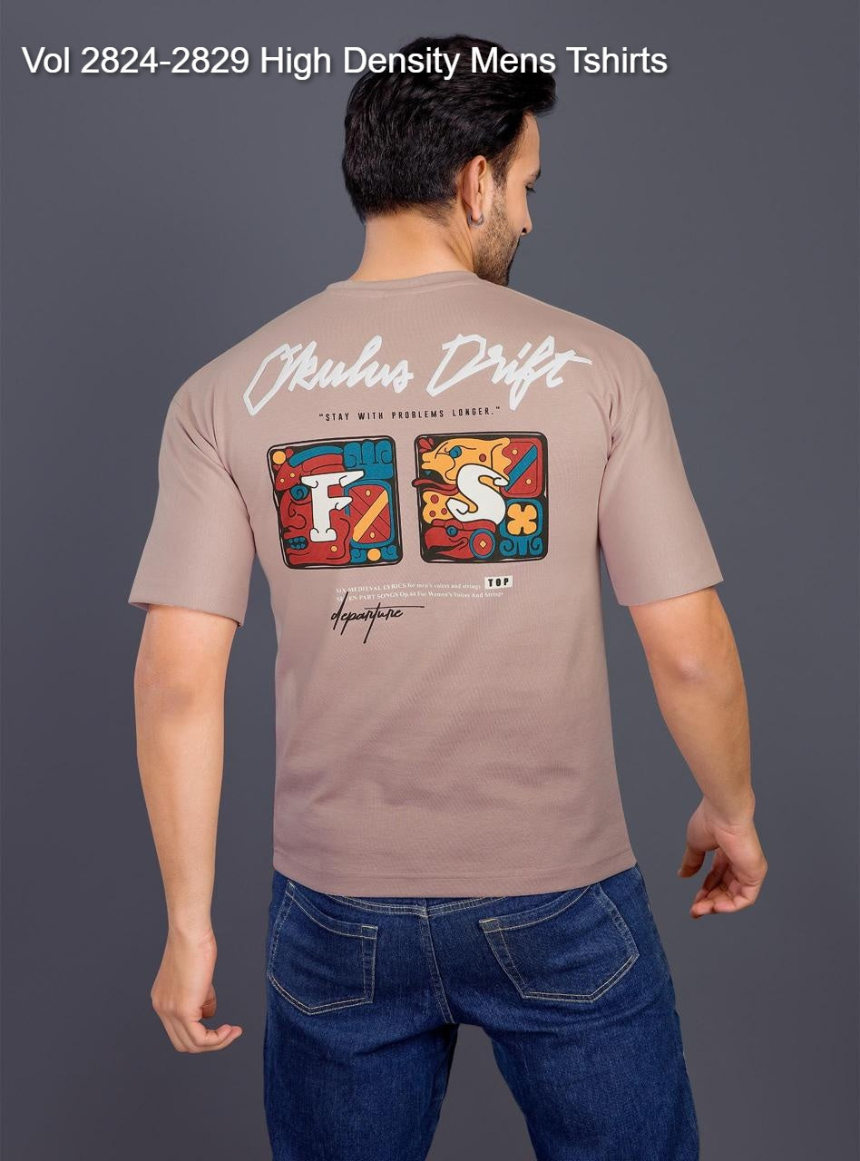 Vol 2824-2829 High Density Lycra Mens Tshirts Wholesaler Gujarat