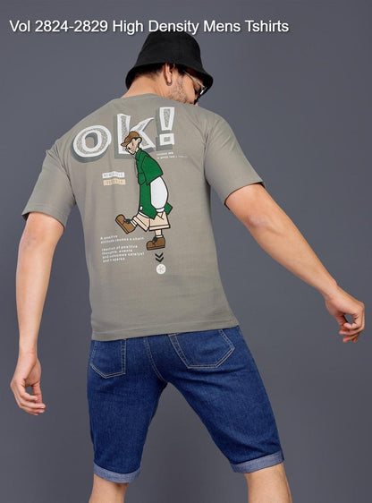 Vol 2824-2829 High Density Lycra Mens Tshirts Wholesaler Gujarat