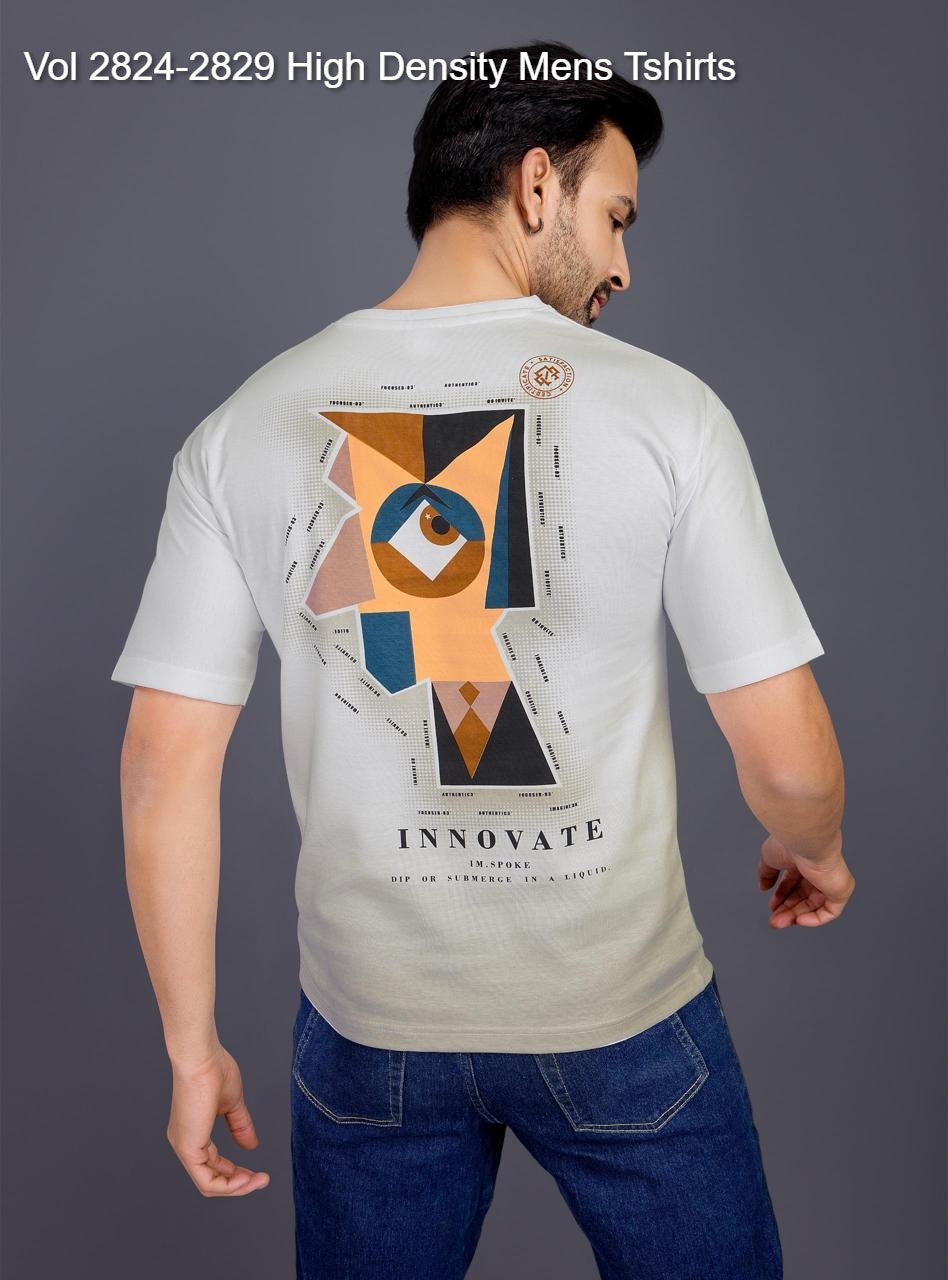 Vol 2824-2829 High Density Lycra Mens Tshirts Wholesaler Gujarat