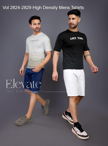 Vol 2824-2829 High Density Lycra Mens Tshirts Wholesaler Gujarat