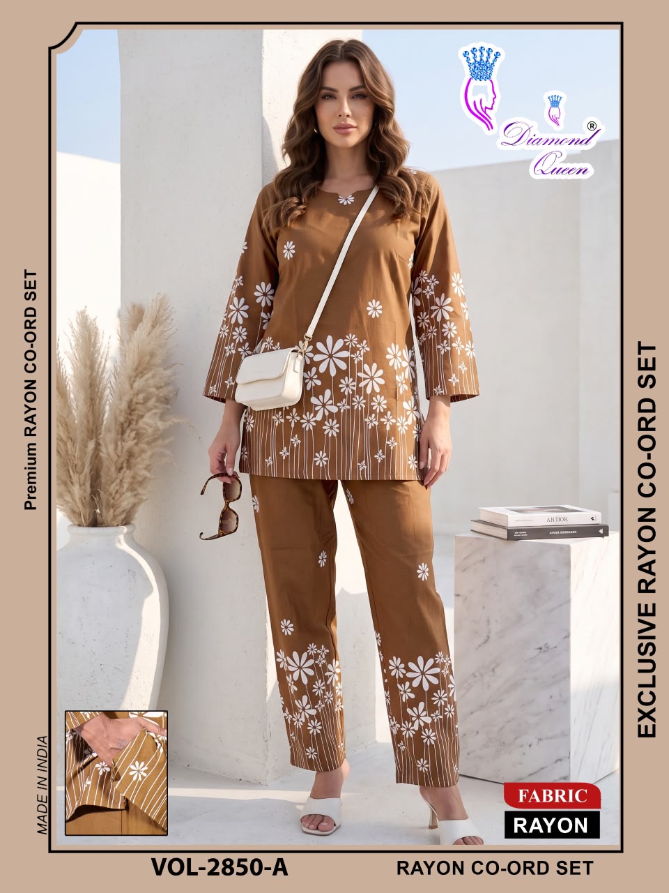 Vol 2849-2854 Diamond Queen Rayon 22Kg Co Ord Set Wholesale Price