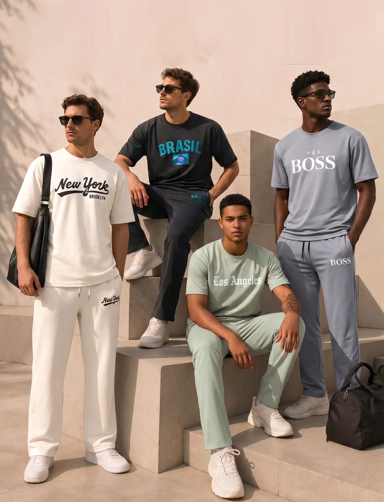 Vol 289 Drop Shoulder Aquaa Tees Imported Mens Co Ord Set Wholesale Price