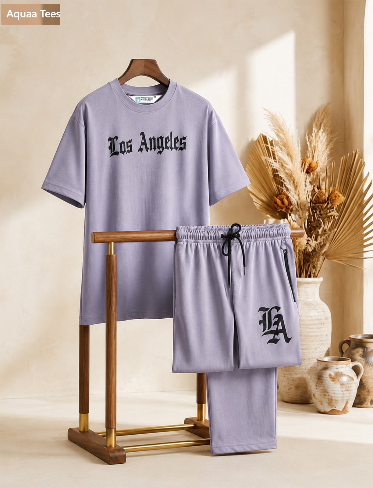 Vol 289 Drop Shoulder Aquaa Tees Imported Mens Co Ord Set Wholesale Price