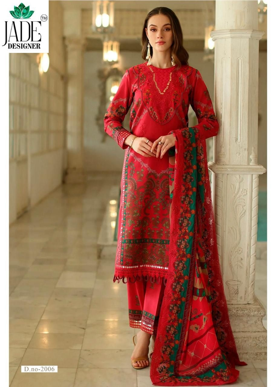 Vol 2 Ayesha Zara Jade Designer Lawn Cotton Karachi Salwar Suits Wholesaler Ahmedabad