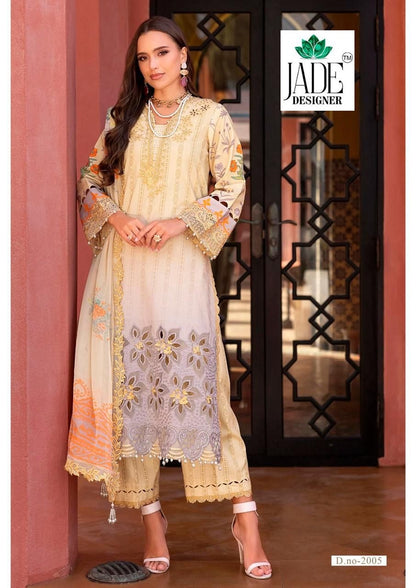 Vol 2 Ayesha Zara Jade Designer Lawn Cotton Karachi Salwar Suits Wholesaler Ahmedabad