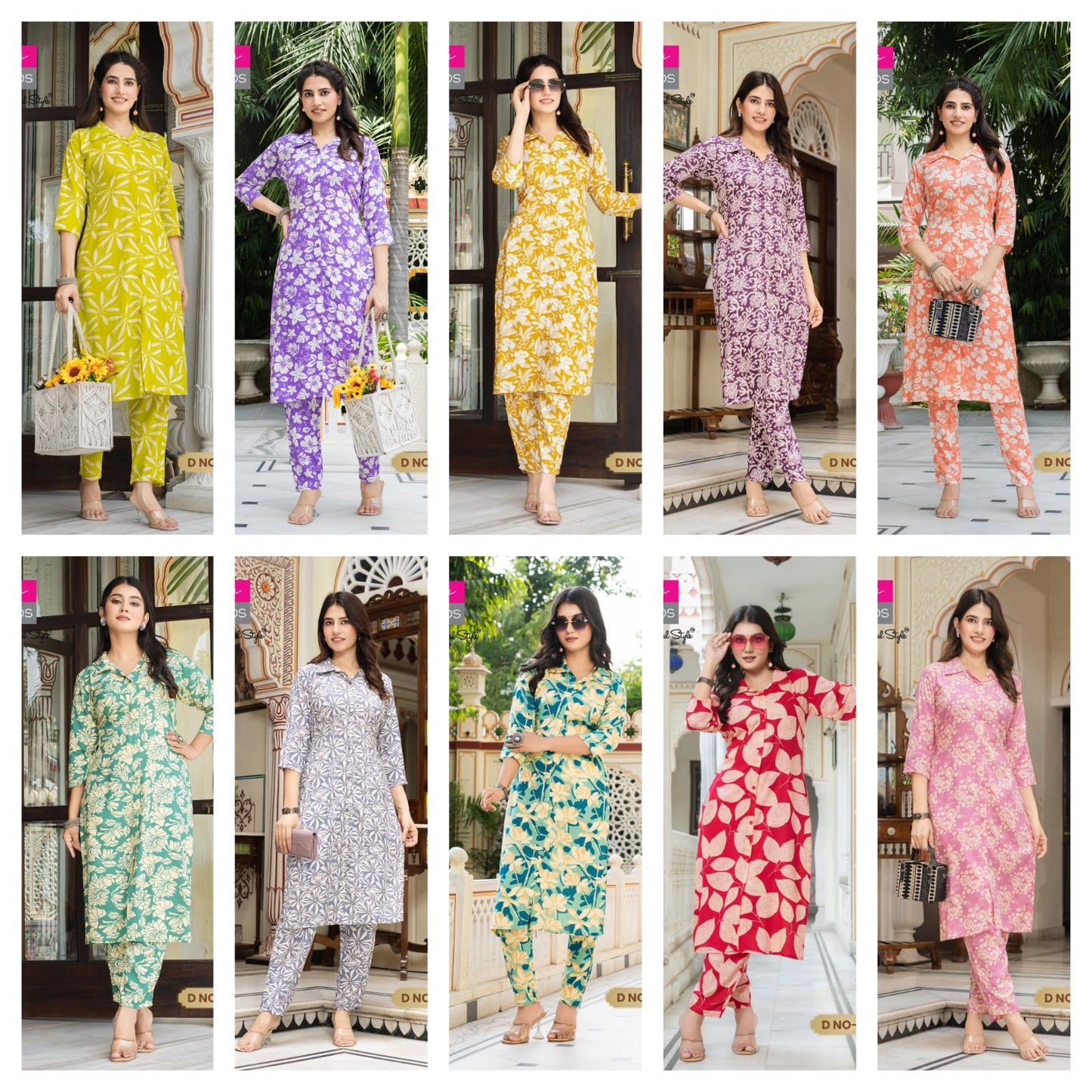 Vol 2 Diya Trends Rayon Co Ord Set Manufacturer