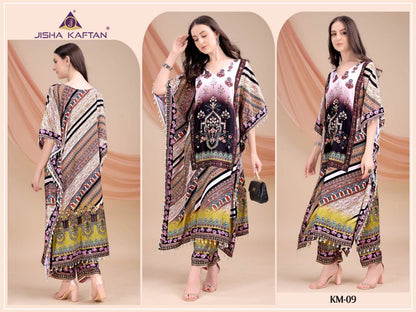 Vol 2 Kaftan Style Jelite Jisha Silk Co Ord Set Wholesale