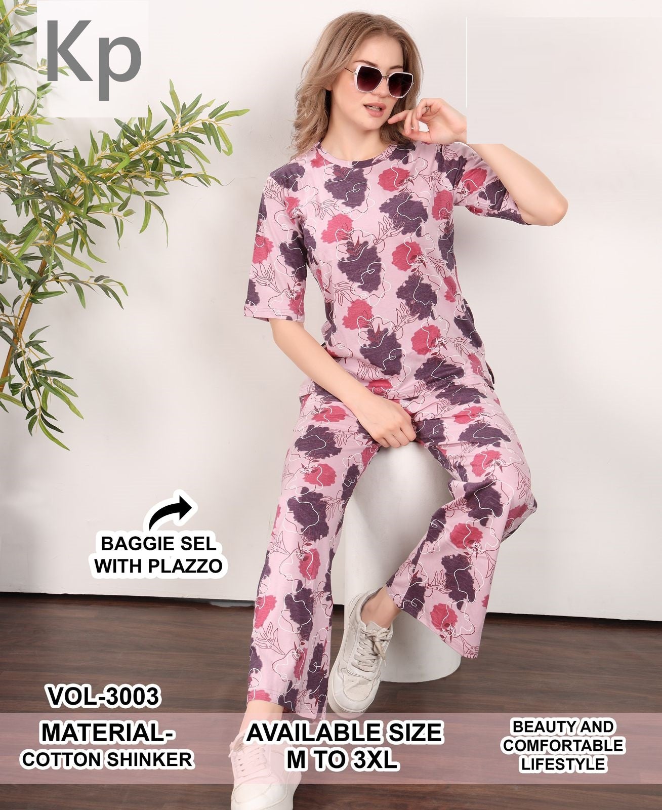 Vol 3003 Kp Cotton Co Ord Set Wholesale Price