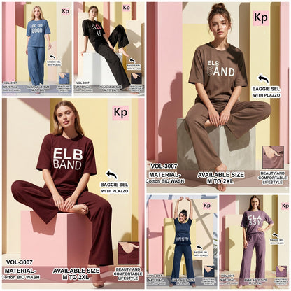 Vol 3007 Kp Cotton Biowashed Co Ord Set Wholesaler India