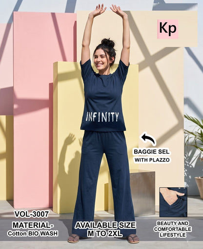Vol 3007 Kp Cotton Biowashed Co Ord Set Wholesaler India