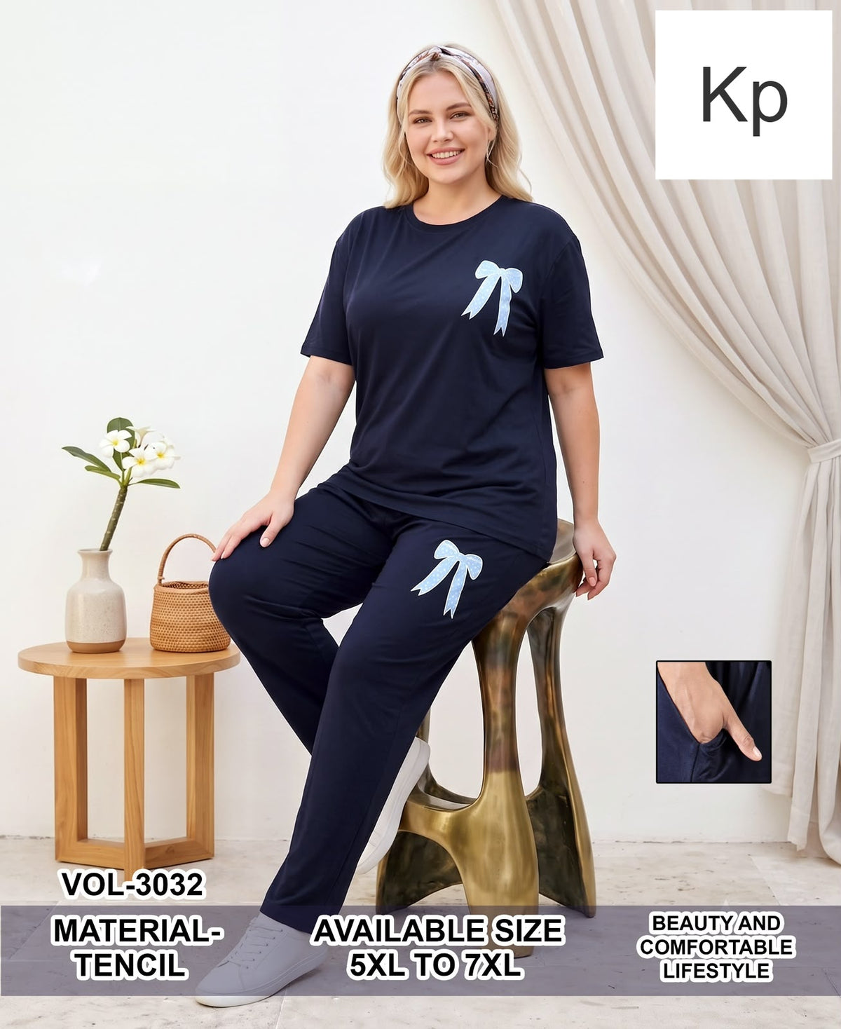 Vol 3032 Kp Tencil Pyjama Night Suits Supplier India