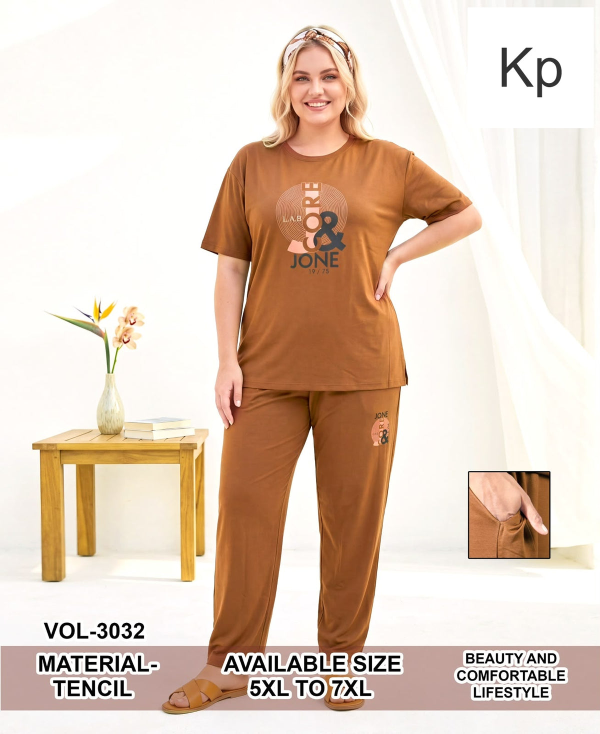 Vol 3032 Kp Tencil Pyjama Night Suits Supplier India