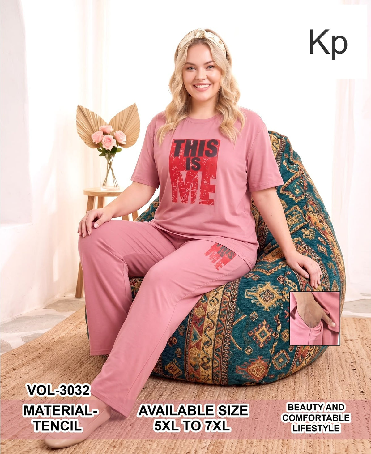 Vol 3032 Kp Tencil Pyjama Night Suits Supplier India