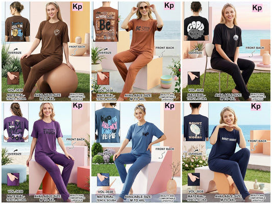 Vol 3038 Kp Tencil Pyjama Night Suits Manufacturer India