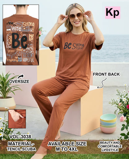 Vol 3038 Kp Tencil Pyjama Night Suits Manufacturer India