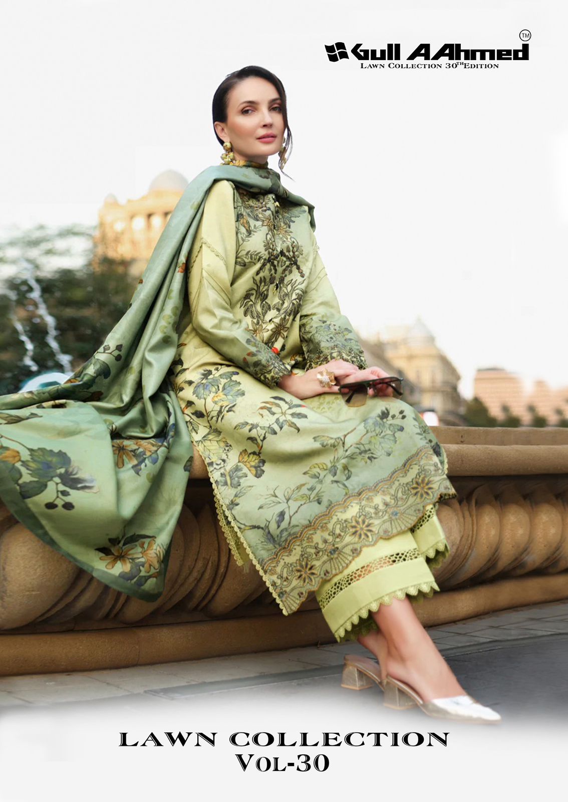 Vol 30 Lawn Collection Gul Ahmed Karachi Salwar Suits Manufacturer