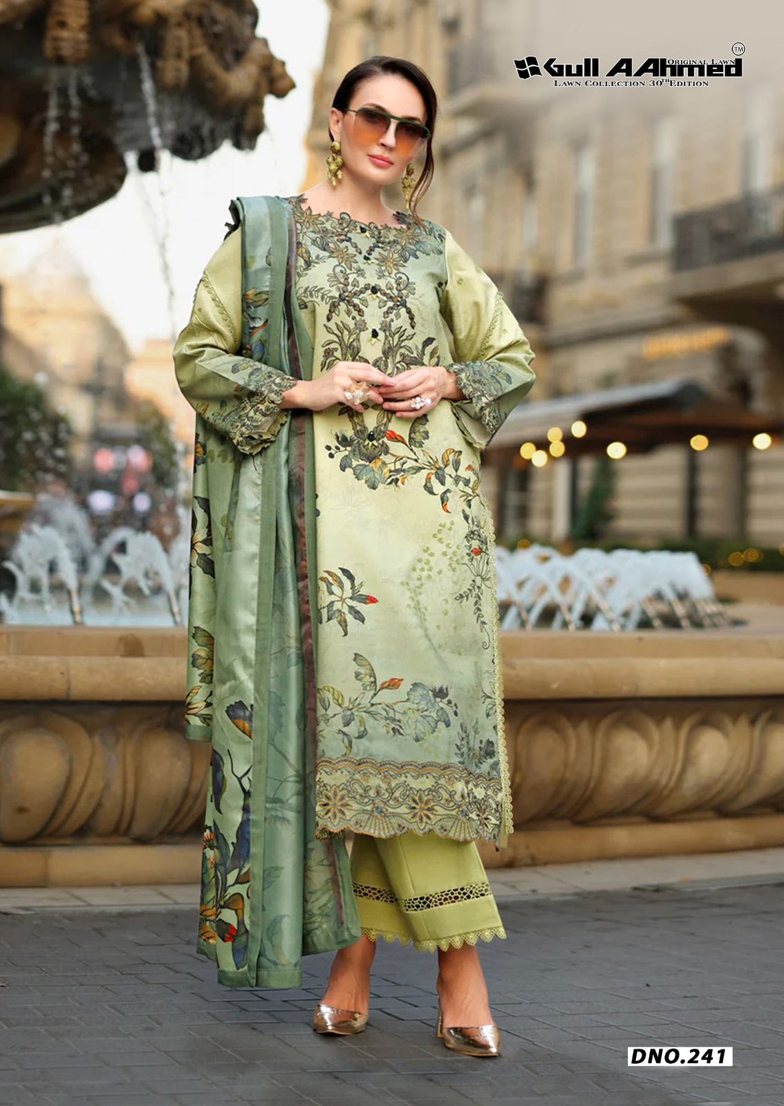 Vol 30 Lawn Collection Gul Ahmed Karachi Salwar Suits Manufacturer