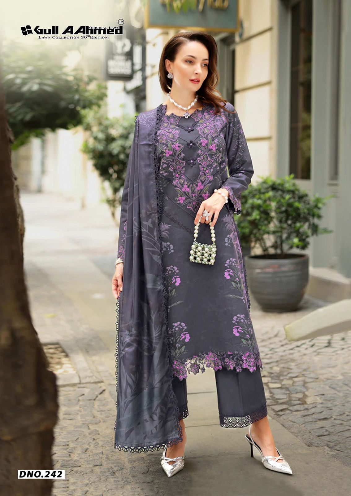 Vol 30 Lawn Collection Gul Ahmed Karachi Salwar Suits Manufacturer