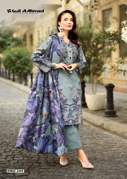 Vol 30 Lawn Collection Gul Ahmed Karachi Salwar Suits Manufacturer