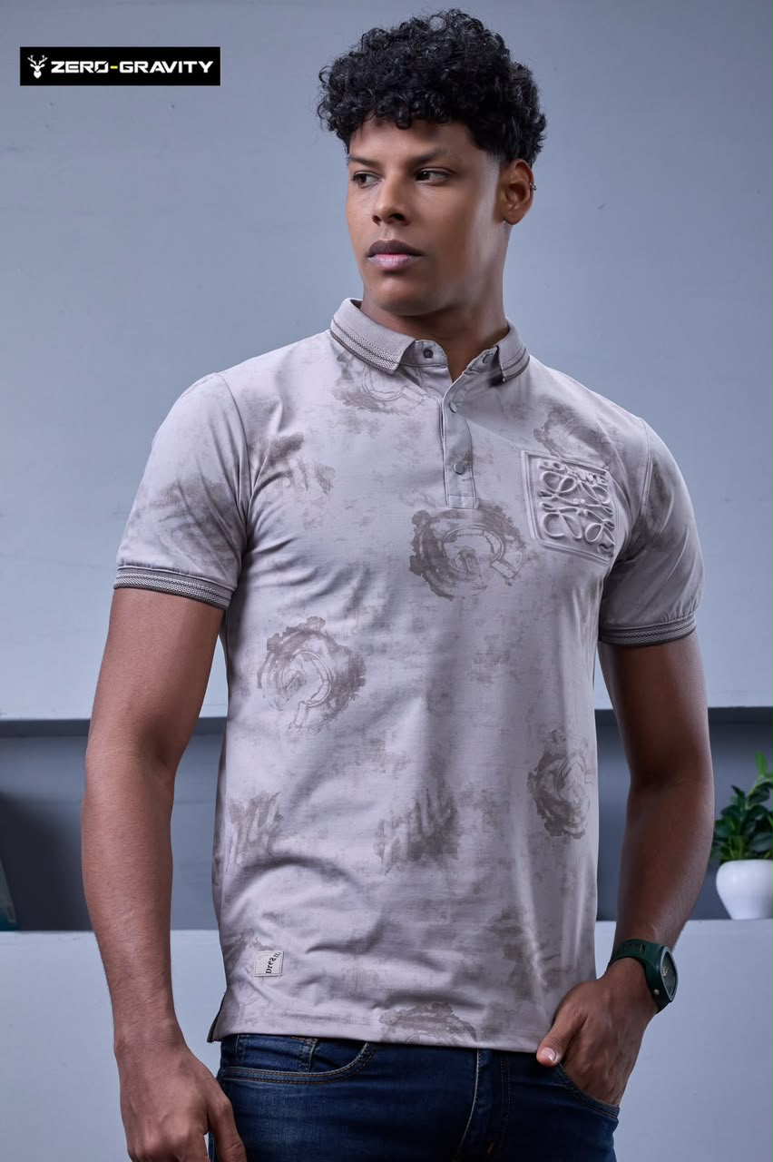 Vol 312 To 317 Side Slit Zero Gravity Aop Mens Tshirts Wholesaler