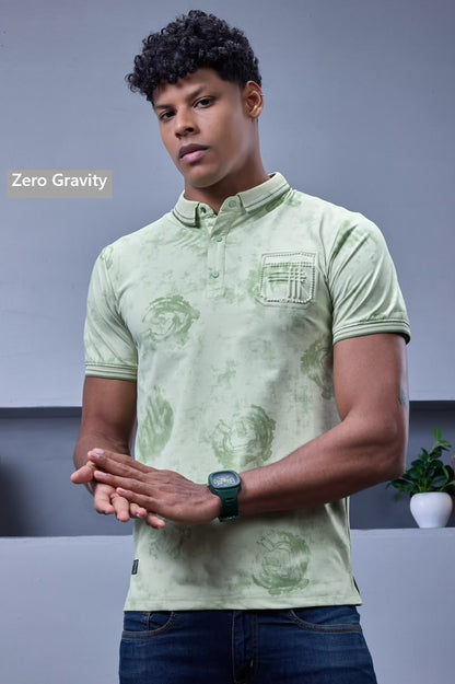 Vol 312 To 317 Side Slit Zero Gravity Aop Mens Tshirts Wholesaler