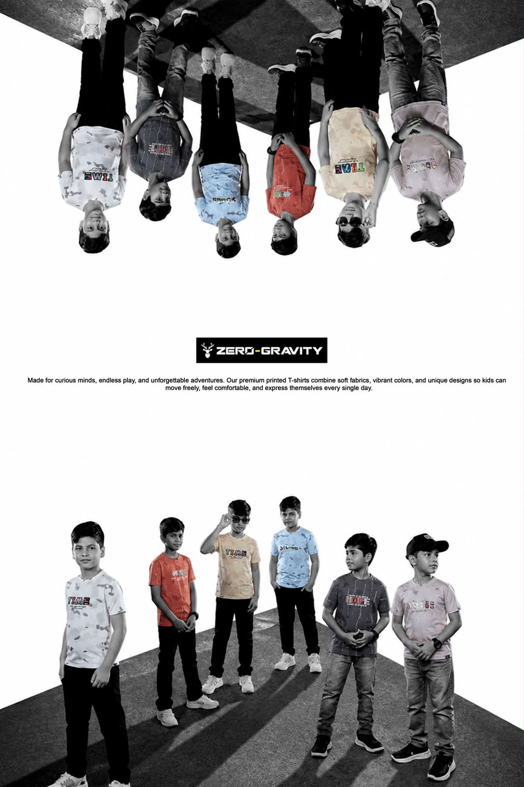 Vol 318 To 323 Knits Zero Gravity Aop Boys Tshirt Wholesale Rate