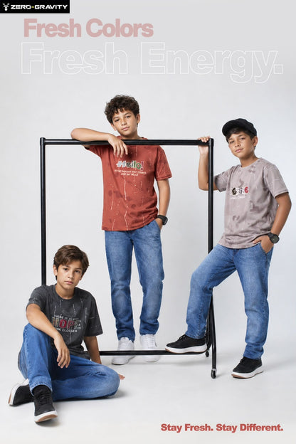 Vol 318 To 323 Knits Zero Gravity Aop Boys Tshirt Wholesale Rate