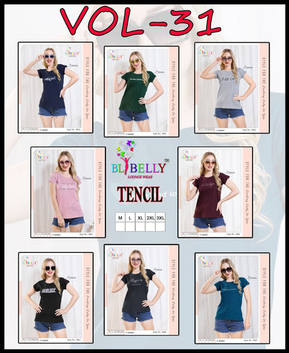 Vol 31 Belly Tencil Women Tshirt Exporter Gujarat