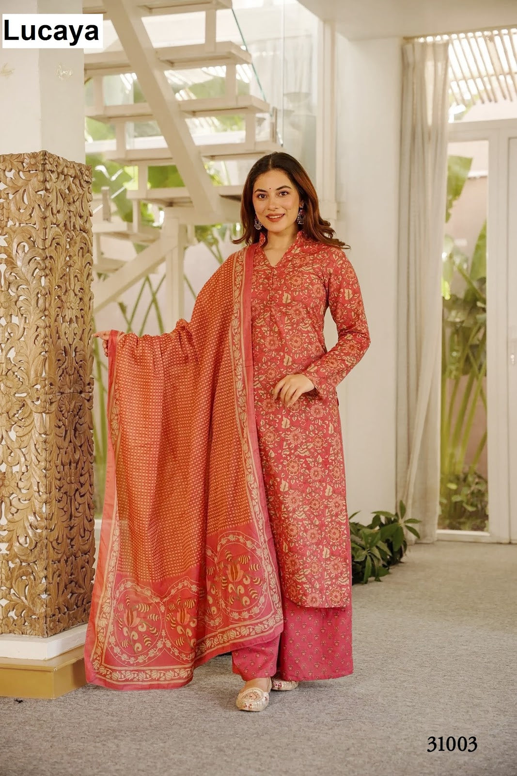 Vol 31 Lucaya Cambric Cotton Readymade Pant Style Suits Manufacturer