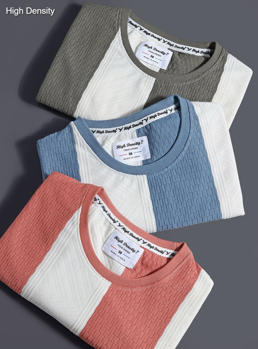 Vol 3279-3284 High Density Auto Stripes Mens Tshirts Wholesale Rate