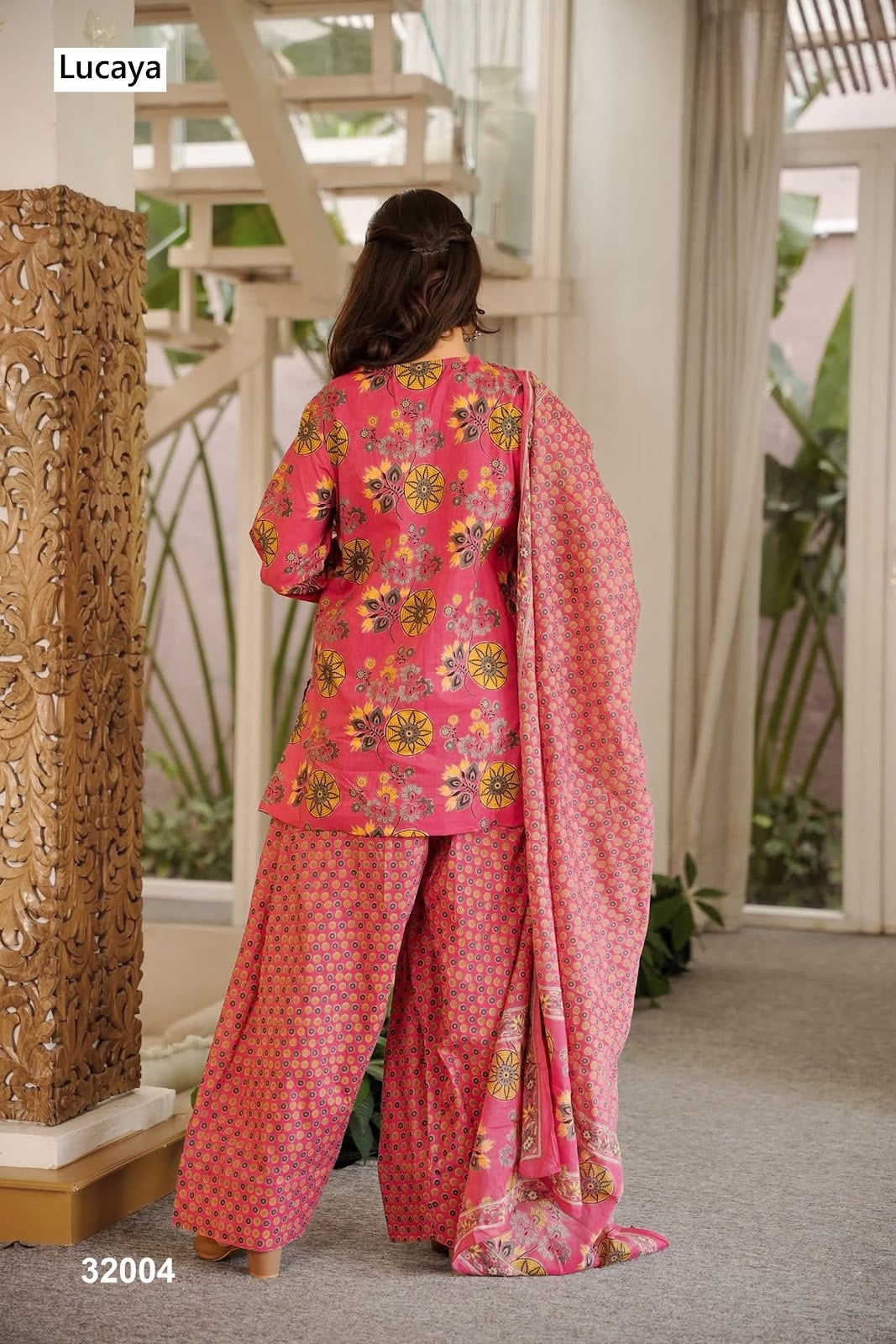 Vol 32 Lucaya Cambric Cotton Readymade Suits Wholesale Price