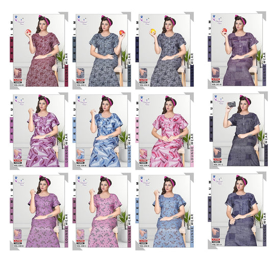 Vol 339-342 Diamond Queen Alpine Night Gowns Supplier India