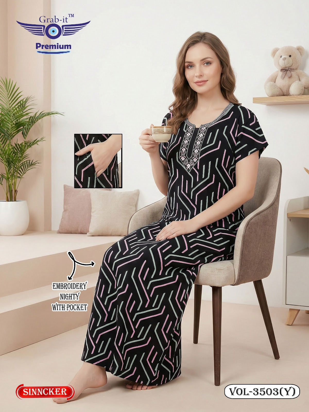 Vol 3503 Y Grab It Night Gowns Supplier