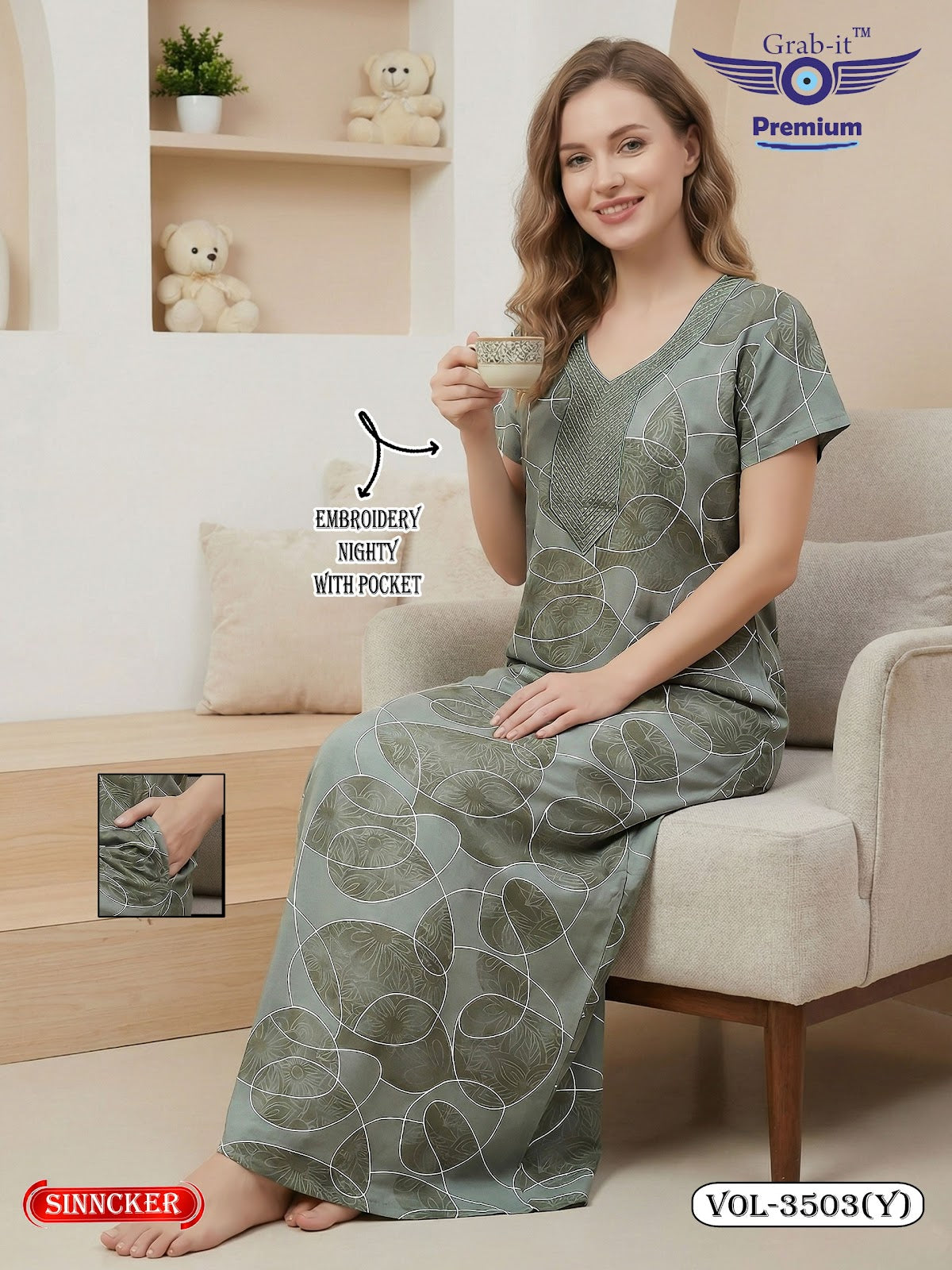 Vol 3503 Y Grab It Night Gowns Supplier